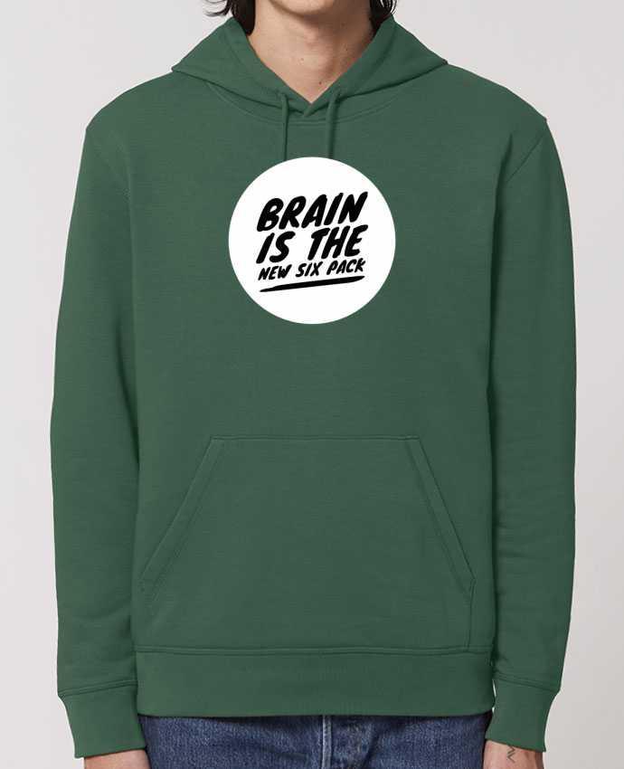 Essential unisex hoodie sweatshirt Drummer Brain is the new six pack Par justsayin