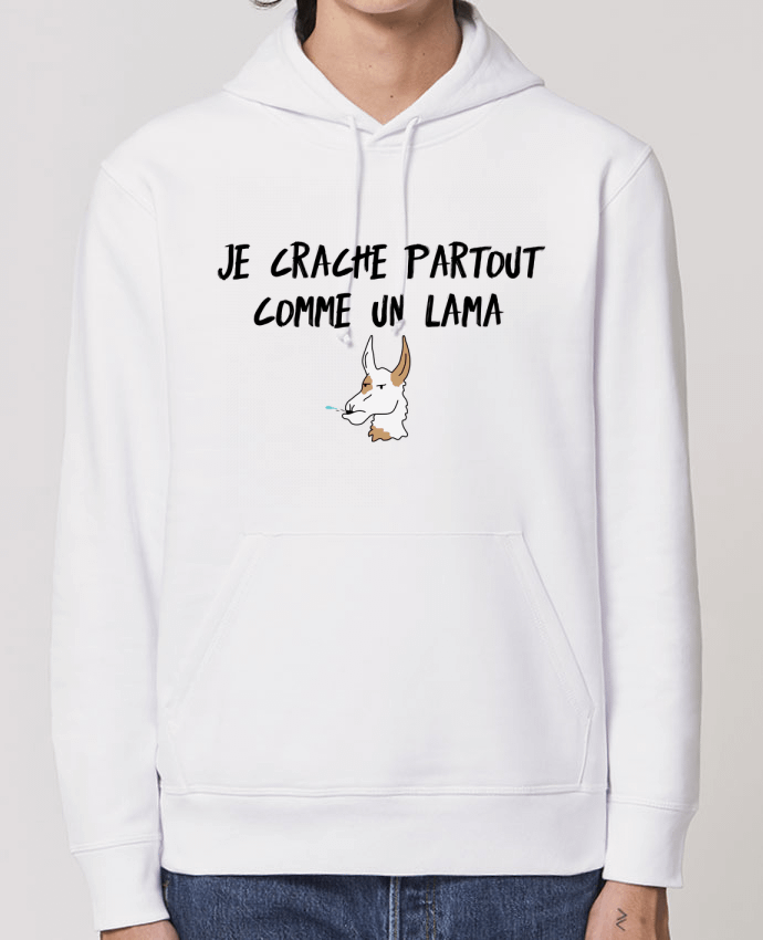 Hoodie Je crache comme un Lama Citation Dikkenek Par tunetoo