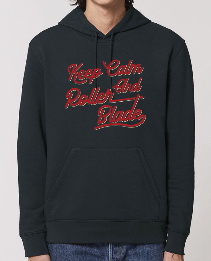 Essential unisex hoodie sweatshirt Drummer Keep calm and rollerblade Par Original t-shirt