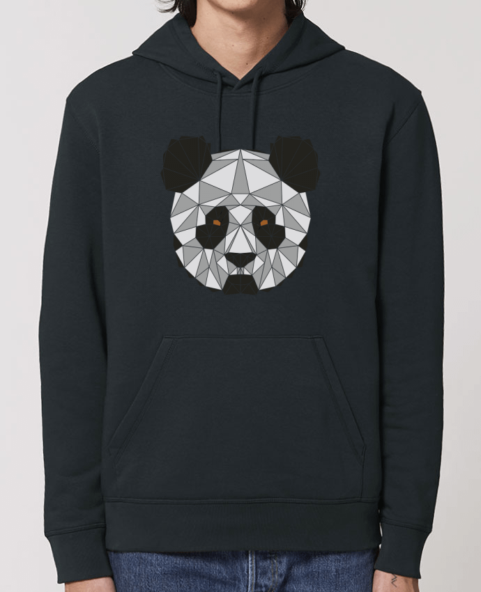 Essential unisex hoodie sweatshirt Drummer Panda géométrique Par /wait-design