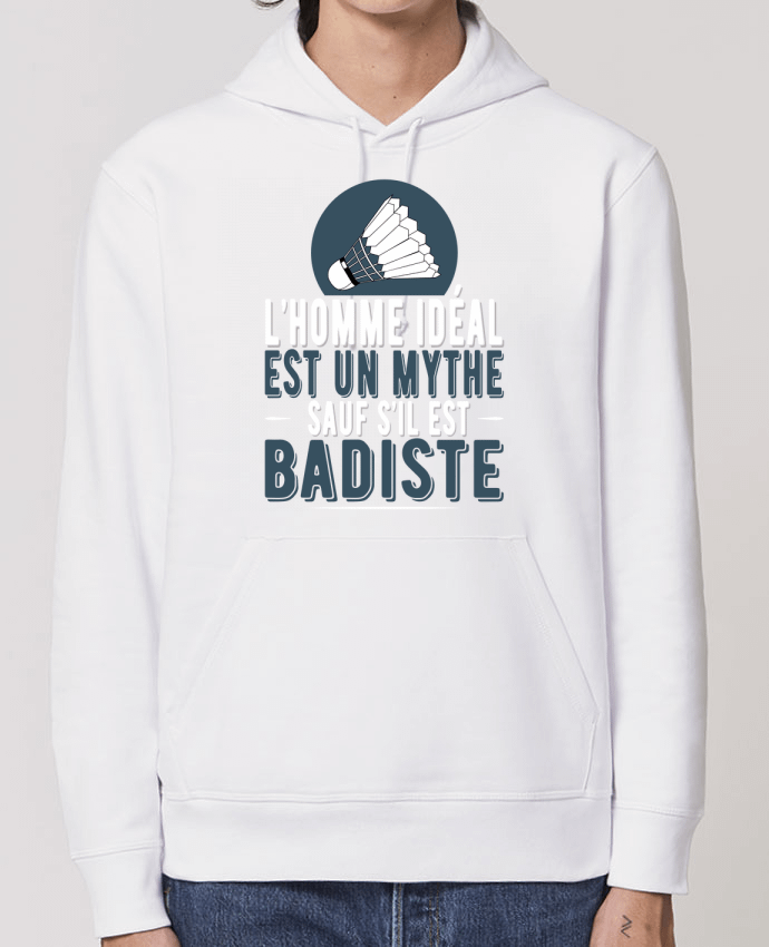 Essential unisex hoodie sweatshirt Drummer Homme Badiste Badminton Par Original t-shirt