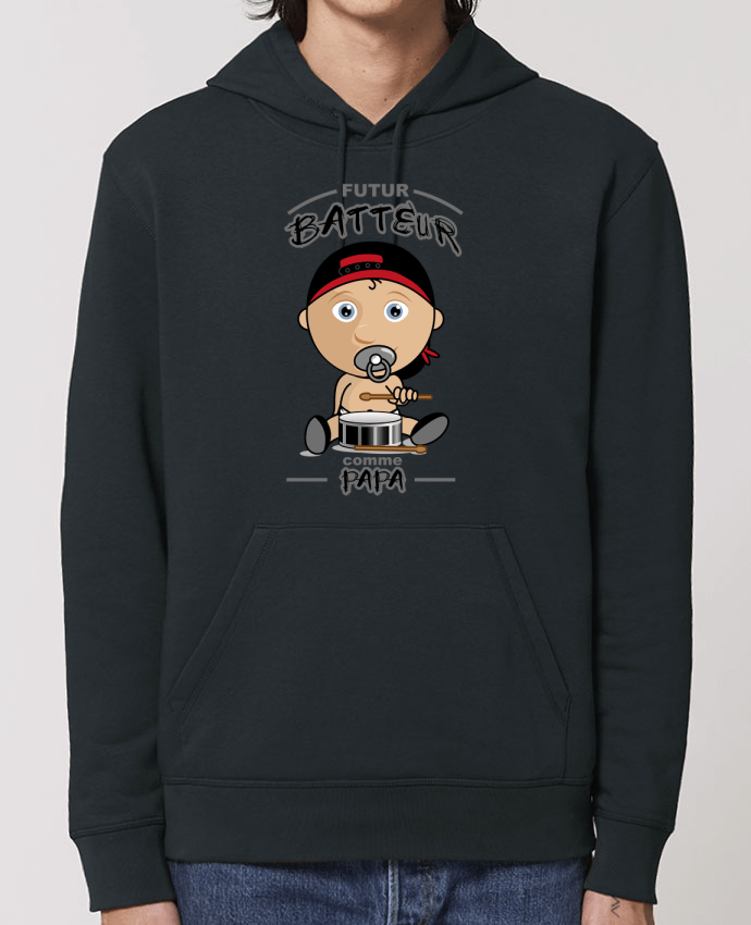 Hoodie Futur batteur comme papa Par GraphiCK-Kids