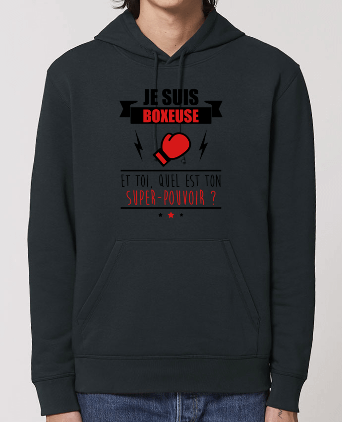 Essential unisex hoodie sweatshirt Drummer Je suis boxeuse et toi, quel est ton super-pouvoir ? Par Benichan