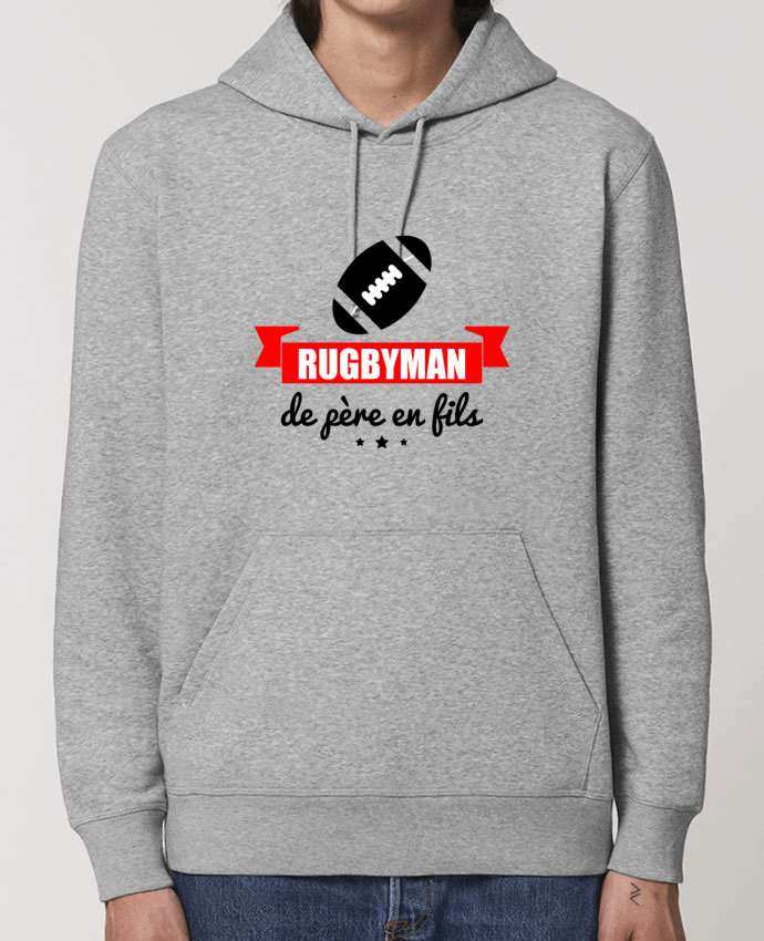 Essential unisex hoodie sweatshirt Drummer Rugbyman de père en fils, rugby, rugbyman Par Benichan