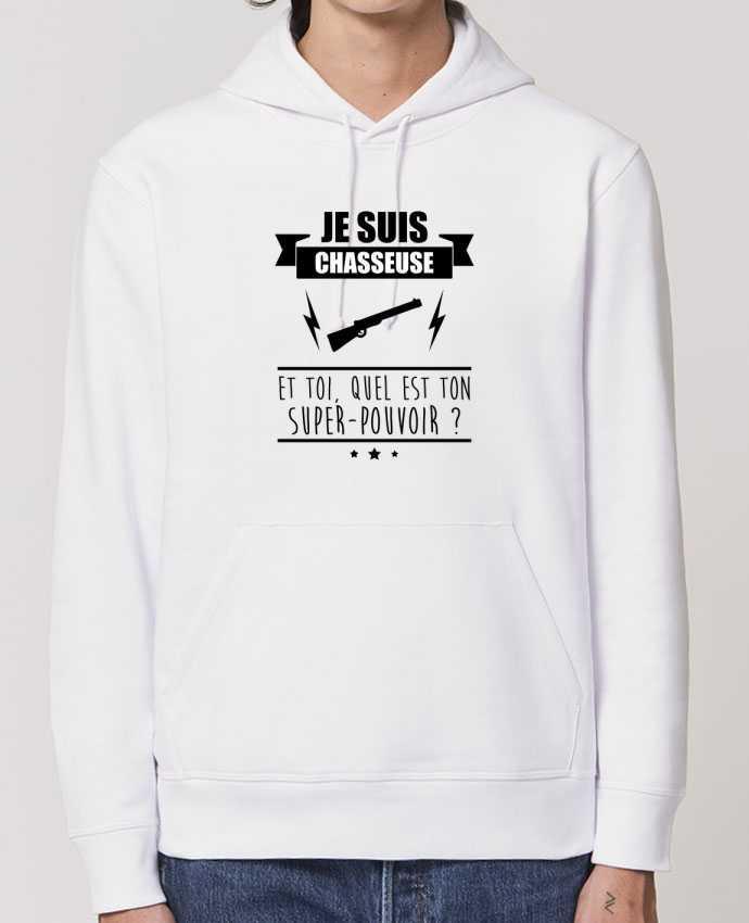 Sudadera Essential con capucha unisex  Drummer Je suis chasseuse et toi, quel est ton super-pouvoir ? Par Benichan