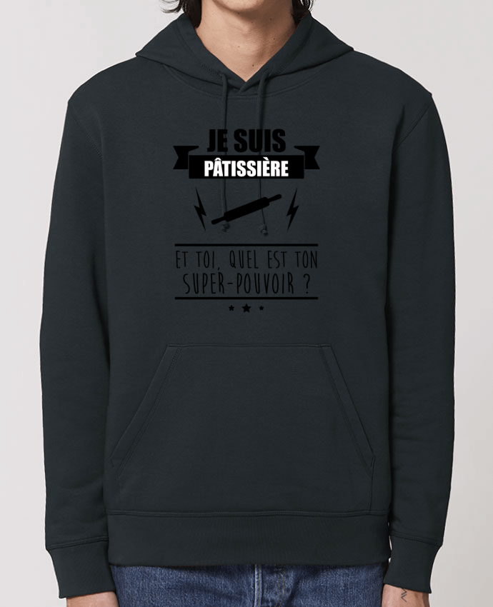 Essential unisex hoodie sweatshirt Drummer Je suis pâtissière et toi, quel est ton super-pouvoir ? Par Benichan