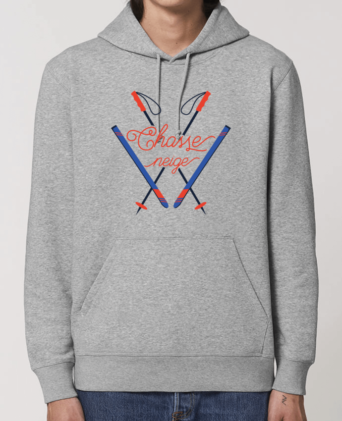 Essential unisex hoodie sweatshirt Drummer Chasse neige - design ski Par tunetoo