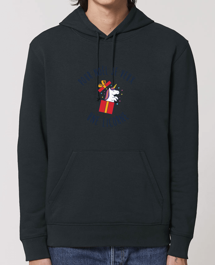 Essential unisex hoodie sweatshirt Drummer Noël - Je veux une licorne Par tunetoo