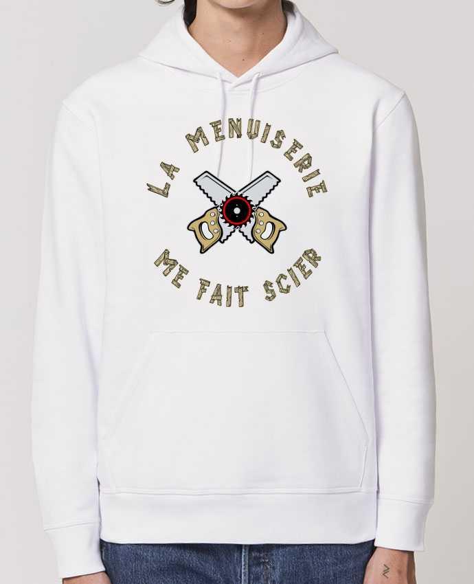 Essential unisex hoodie sweatshirt Drummer LA MENUISERIE ME FAIT SCIER ! Par francoisville