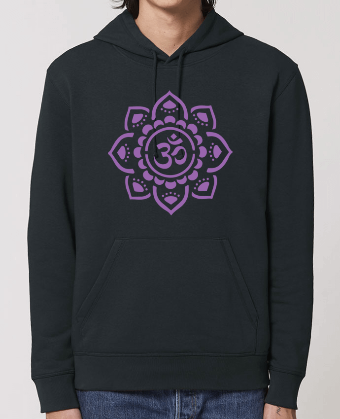 Essential unisex hoodie sweatshirt Drummer Yoga - Fleur Om Par tunetoo