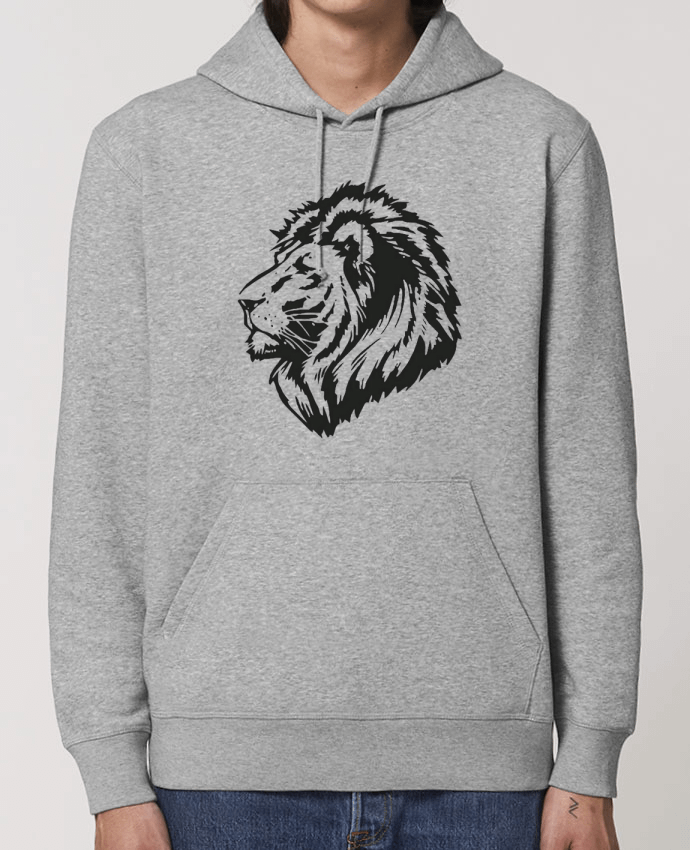 Essential unisex hoodie sweatshirt Drummer Proud Tribal Lion Par Eleana