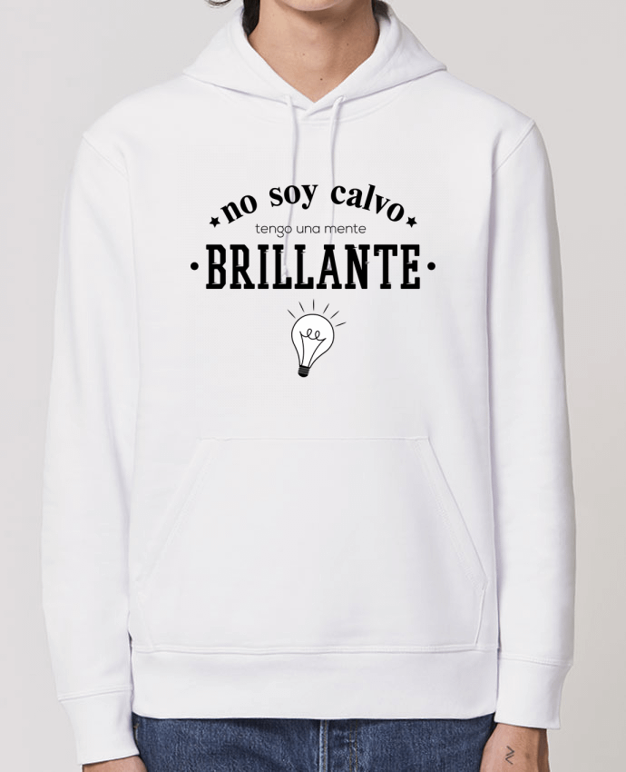 Essential unisex hoodie sweatshirt Drummer No soy calvo tengo una mente brillante Par tunetoo