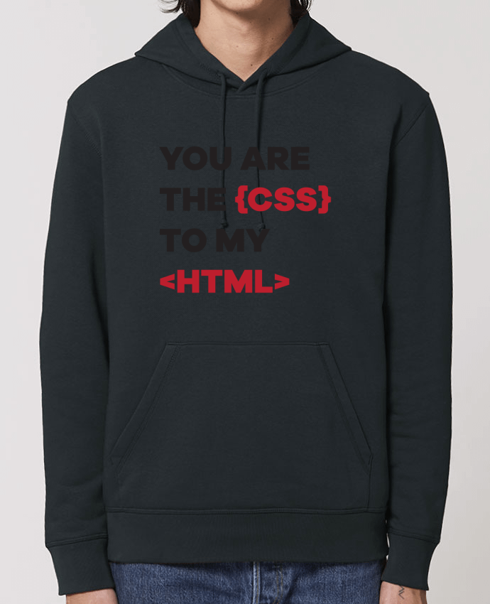 Sudadera Essential con capucha unisex  Drummer You are the css to my html Par tunetoo