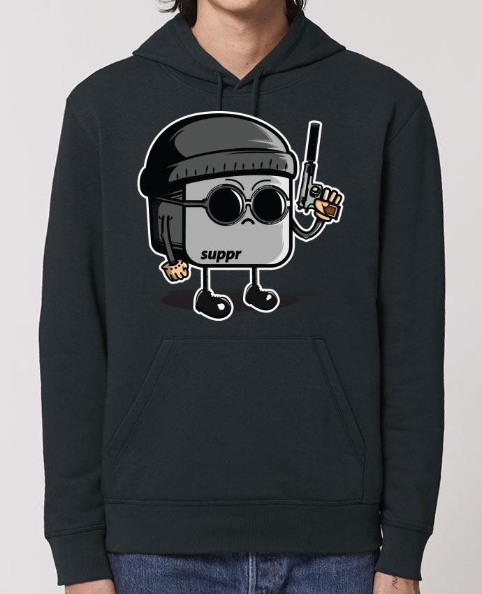 Essential unisex hoodie sweatshirt Drummer LEON TOUCHPAD Par PTIT MYTHO