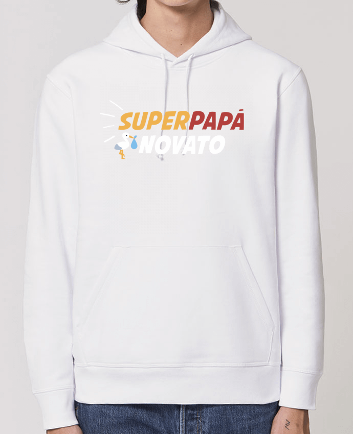 Essential unisex hoodie sweatshirt Drummer Superpapá novato Par tunetoo