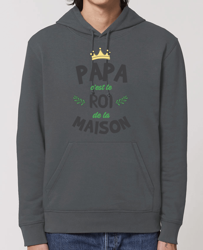 Hoodie Papa c'est le roi de la maison Par tunetoo