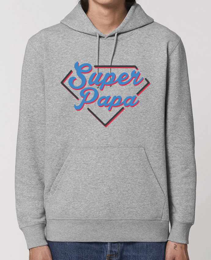 Essential unisex hoodie sweatshirt Drummer Super papa Par tunetoo