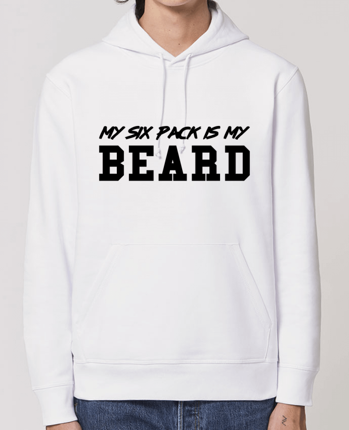 Essential unisex hoodie sweatshirt Drummer My six pack is my beard Par tunetoo