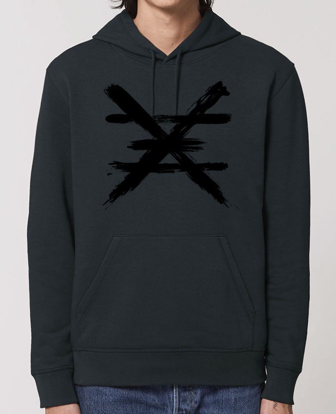 Essential unisex hoodie sweatshirt Drummer Copper Symbol - Black Edition Par Lidra
