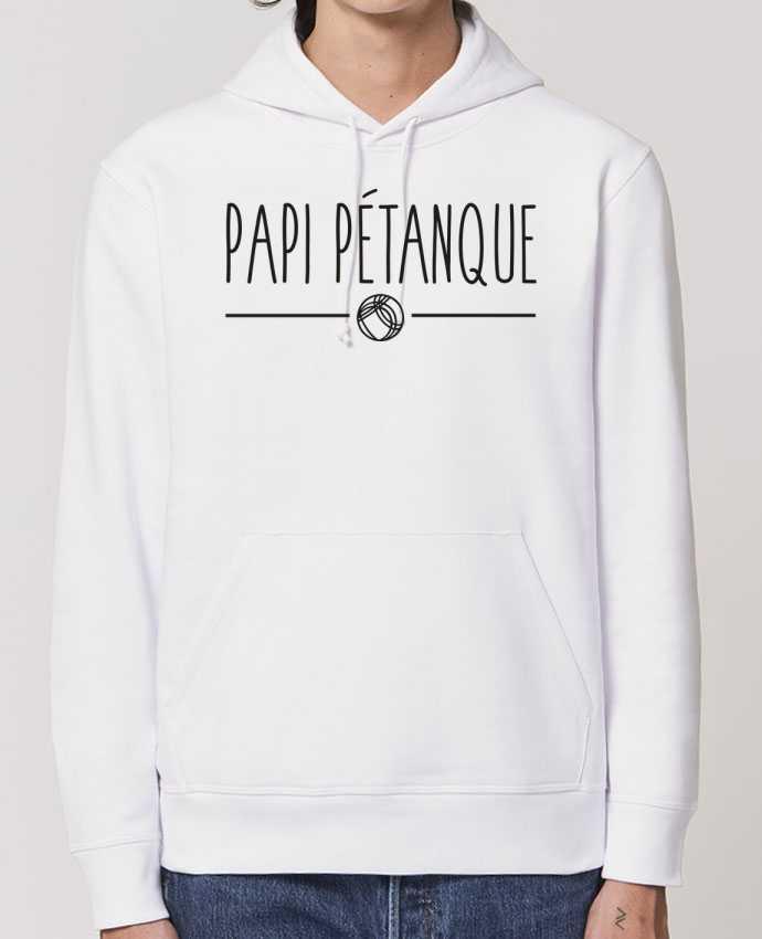 Essential unisex hoodie sweatshirt Drummer Papi pétanque Par FRENCHUP-MAYO