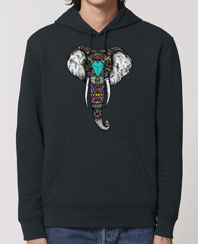 Essential unisex hoodie sweatshirt Drummer Éléphant indien Par jorrie