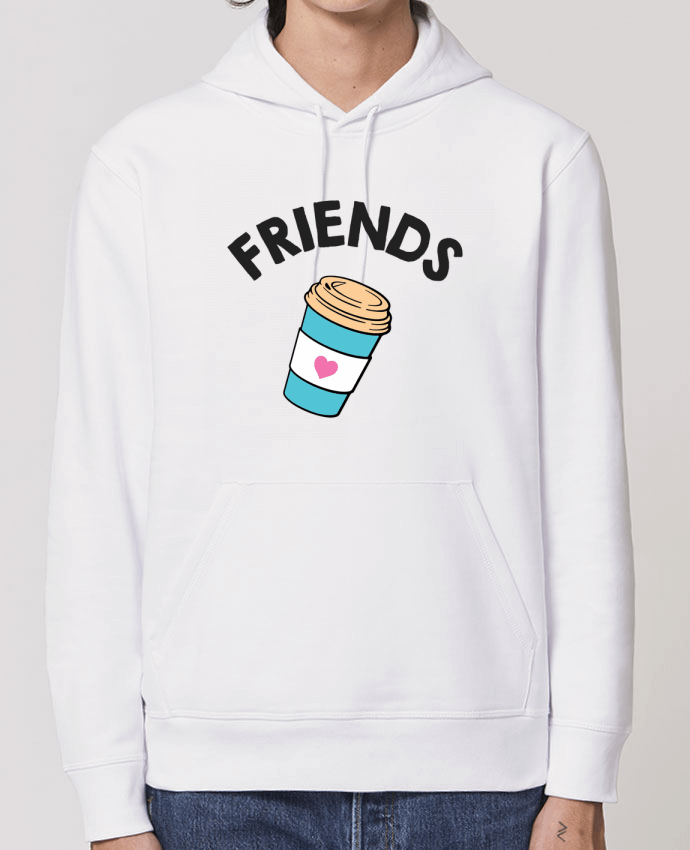 Essential unisex hoodie sweatshirt Drummer Best Friends donut coffee Par tunetoo