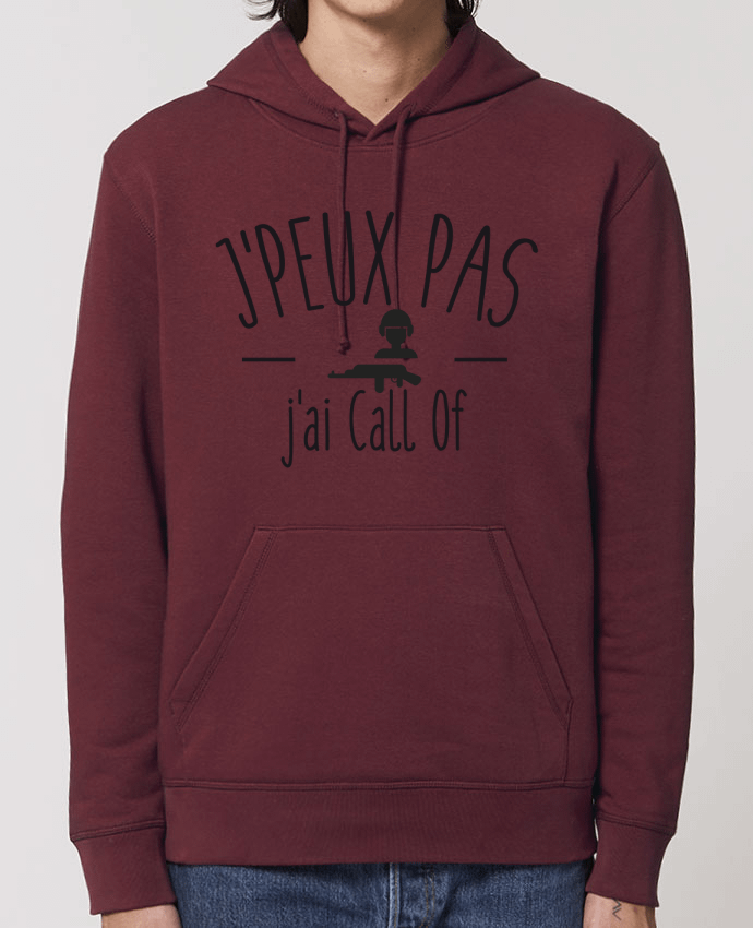 Sudadera Essential con capucha unisex  Drummer Je peux pas j'ai call of Par FRENCHUP-MAYO