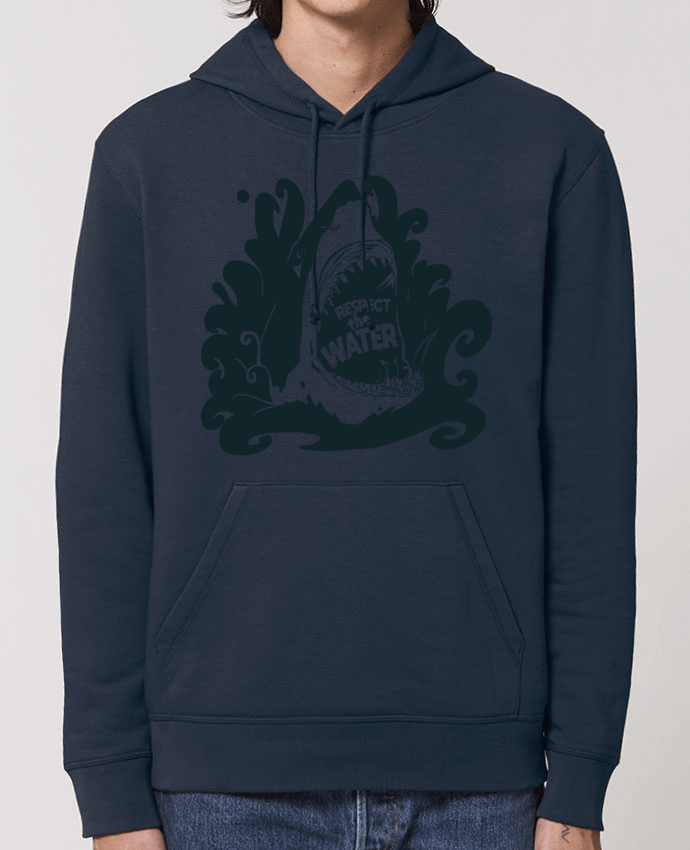 Sudadera Essential con capucha unisex  Drummer Respect the Water - Shark Par Tomi Ax - tomiax.fr