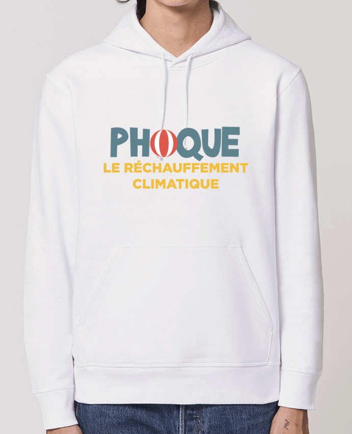 Essential unisex hoodie sweatshirt Drummer Phoque le réchauffement climatique Par tunetoo