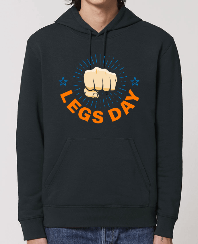 Essential unisex hoodie sweatshirt Drummer LEGS DAY Par tunetoo