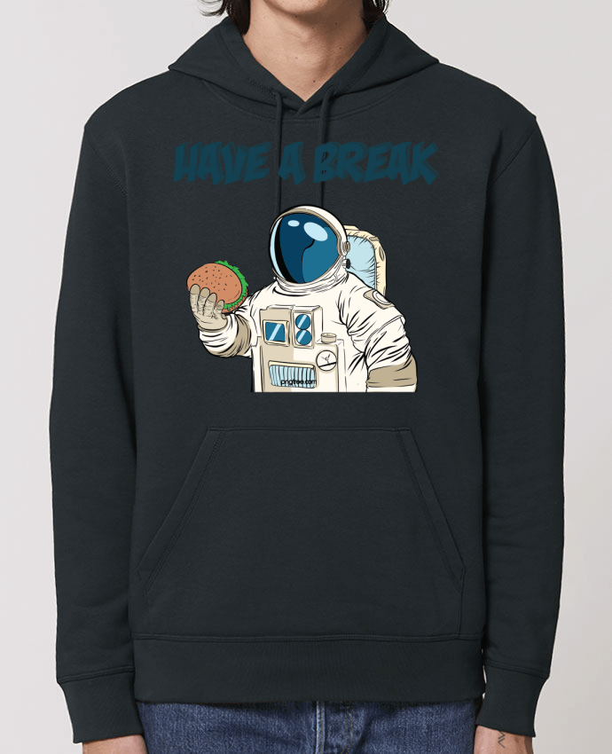 Essential unisex hoodie sweatshirt Drummer astronaute - have a break Par jorrie