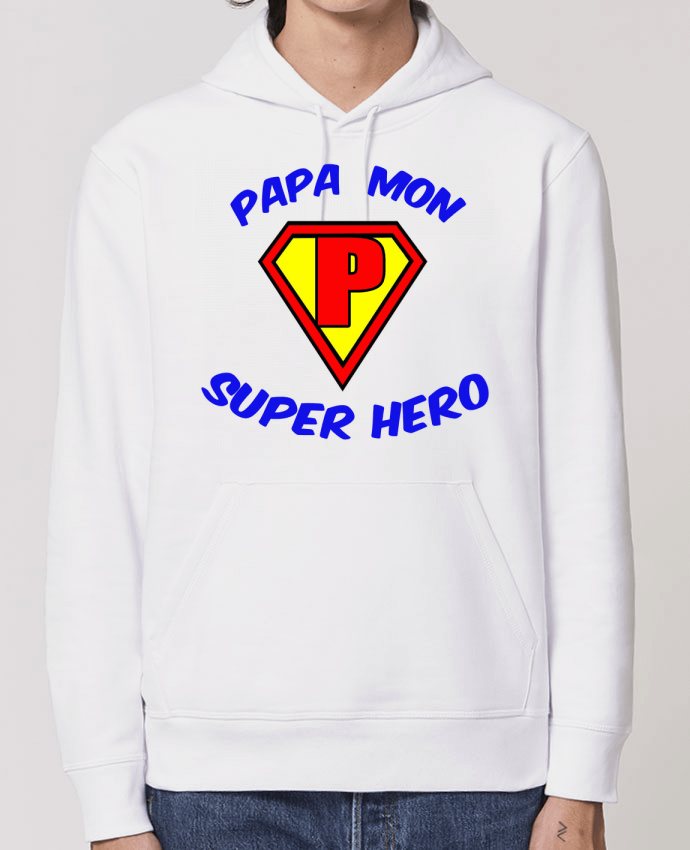 Essential unisex hoodie sweatshirt Drummer Papa mon super héro - Fêtes des pères Par CREATIVE SHIRTS
