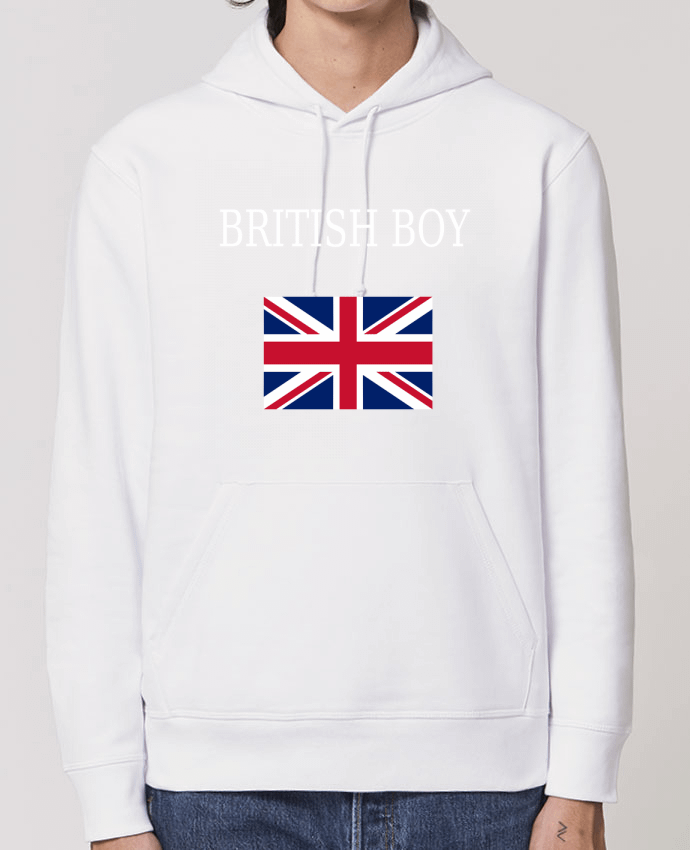 Essential unisex hoodie sweatshirt Drummer BRITISH BOY Par Dott
