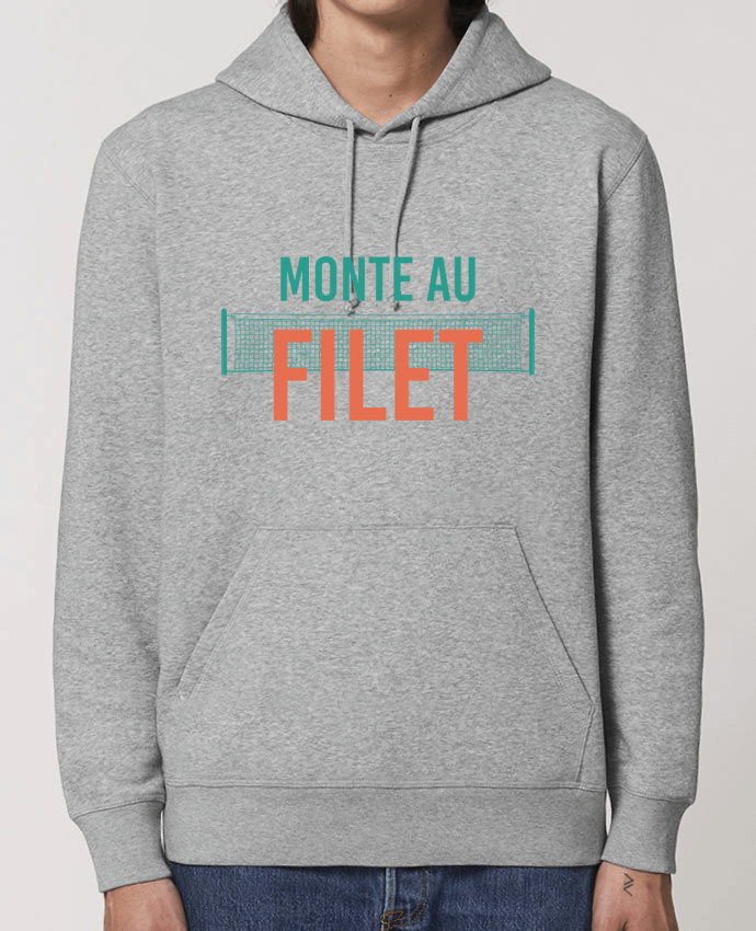 Essential unisex hoodie sweatshirt Drummer Monte au filet Par tunetoo
