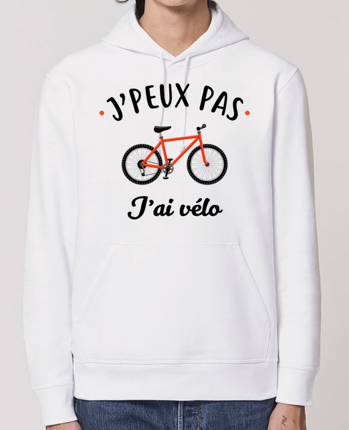 Hoodie J'peux pas j'ai vélo Par La boutique de Laura