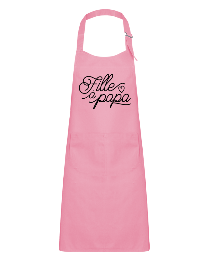 Kids chef pocket apron Fille à papa by tunetoo
