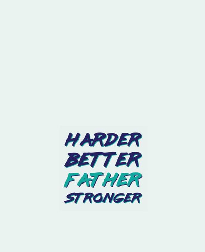 Tote-bag Harder Better Father Stronger par tunetoo