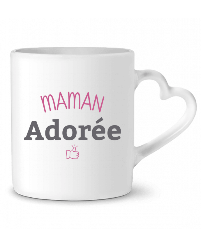 Mug coeur Maman adorée par tunetoo