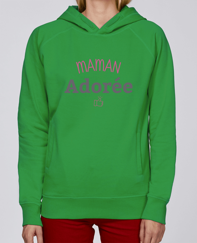 Sweat capuche femme Maman adorée par tunetoo