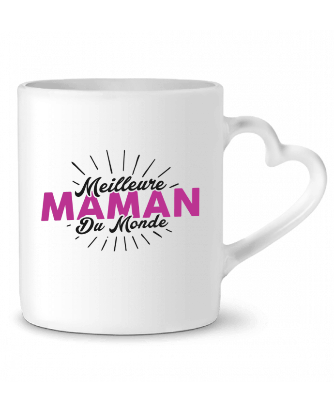 Taza Corazón Meilleure maman du monde por tunetoo