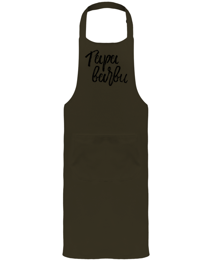 Garden or Sommelier Apron with Pocket Papa barbu by tunetoo
