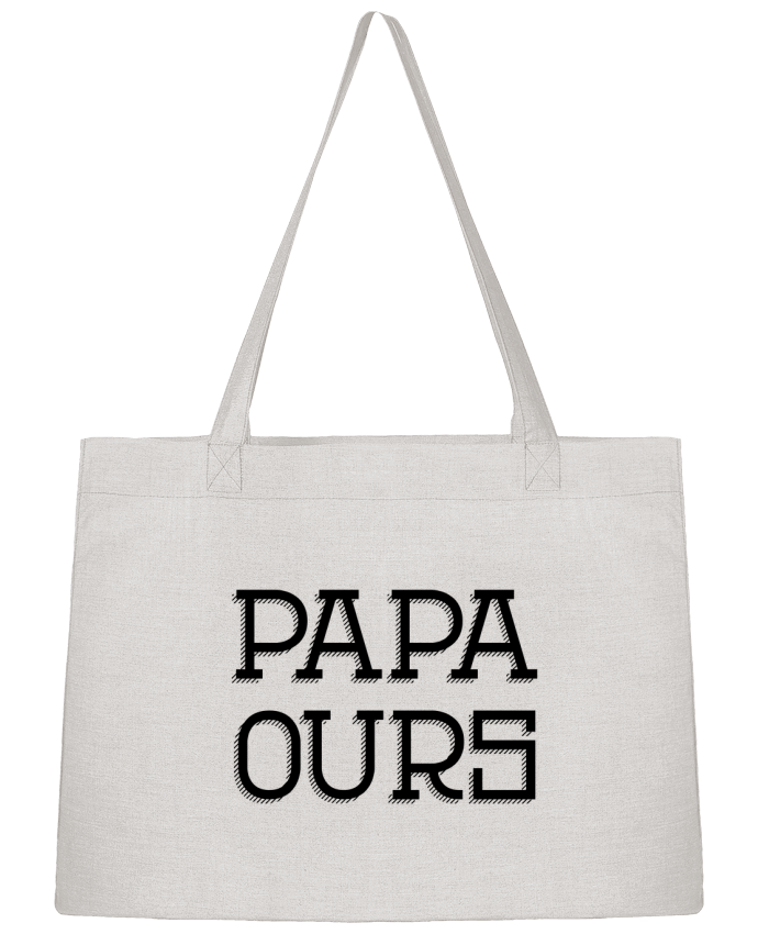 Shopping tote bag Stanley Stella Papa ours by tunetoo