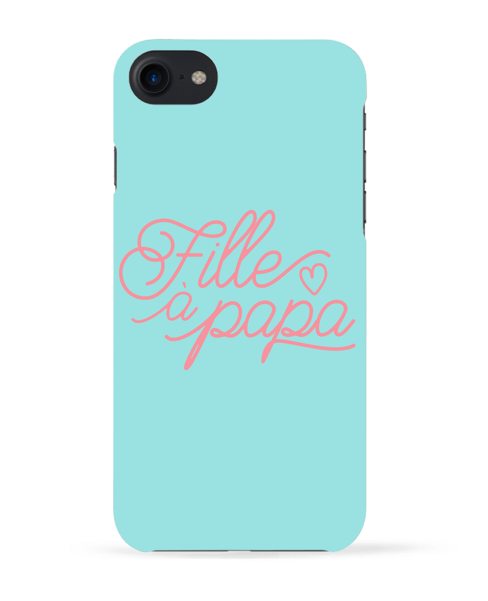 Case 3D iPhone 7 Fille à papa de tunetoo