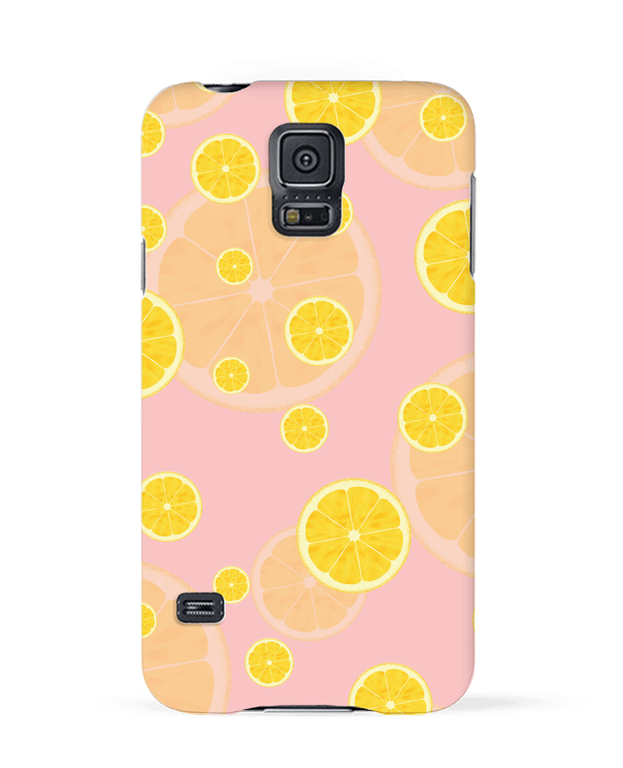 Case 3D Samsung Galaxy S5 Lemon juice by tunetoo