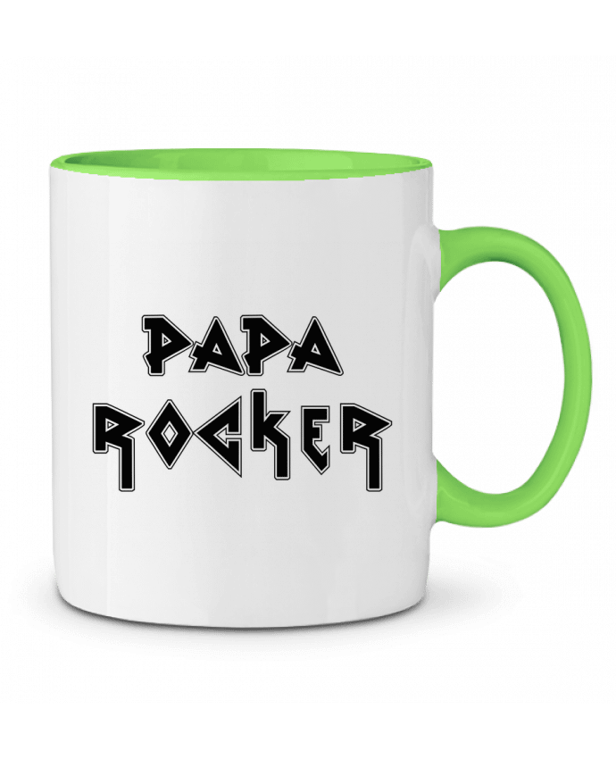 Two-tone Ceramic Mug Papa rocker tunetoo