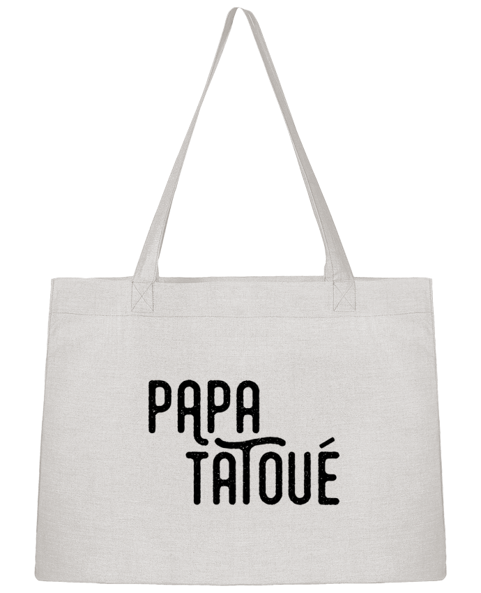 Shopping tote bag Stanley Stella Papa Tatoué by tunetoo