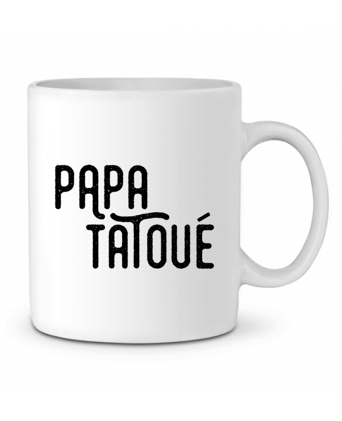 Ceramic Mug Papa Tatoué by tunetoo