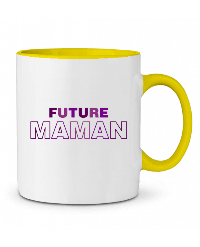 Two-tone Ceramic Mug Future Maman tunetoo