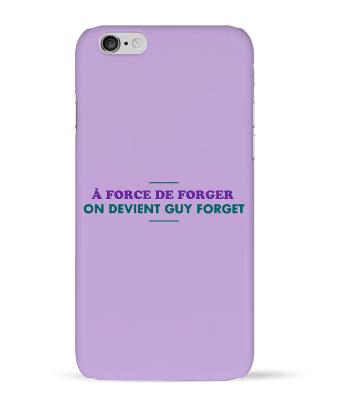 Case 3D iPhone 6 A force de forger by tunetoo