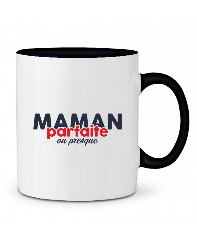 Mug bicolore Maman parfaite ou presque tunetoo